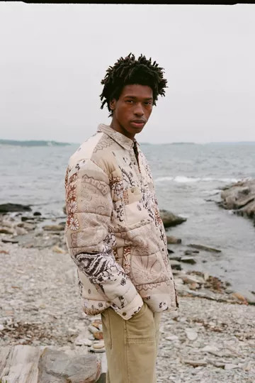 BDG Pattern Quilted Shirt Jacket | Urban Outfitters (US and RoW)