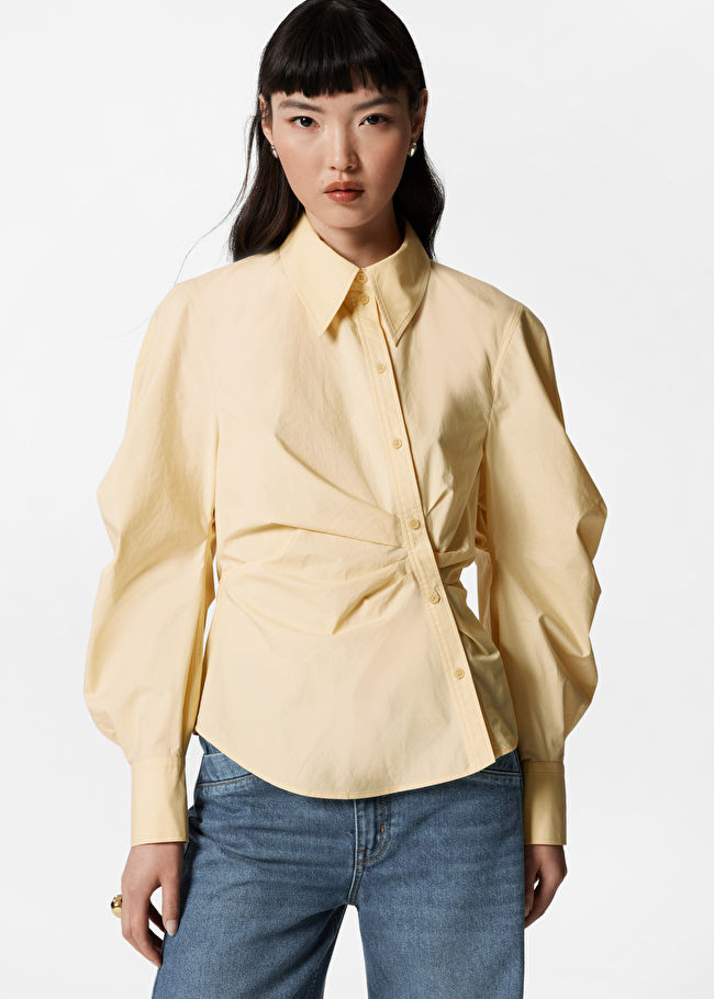 Asymmetrical Cotton Shirt
		  
			 
			£77
	

			

		  
		  
		  
    
				   WhiteLight yellow
... | & Other Stories UK