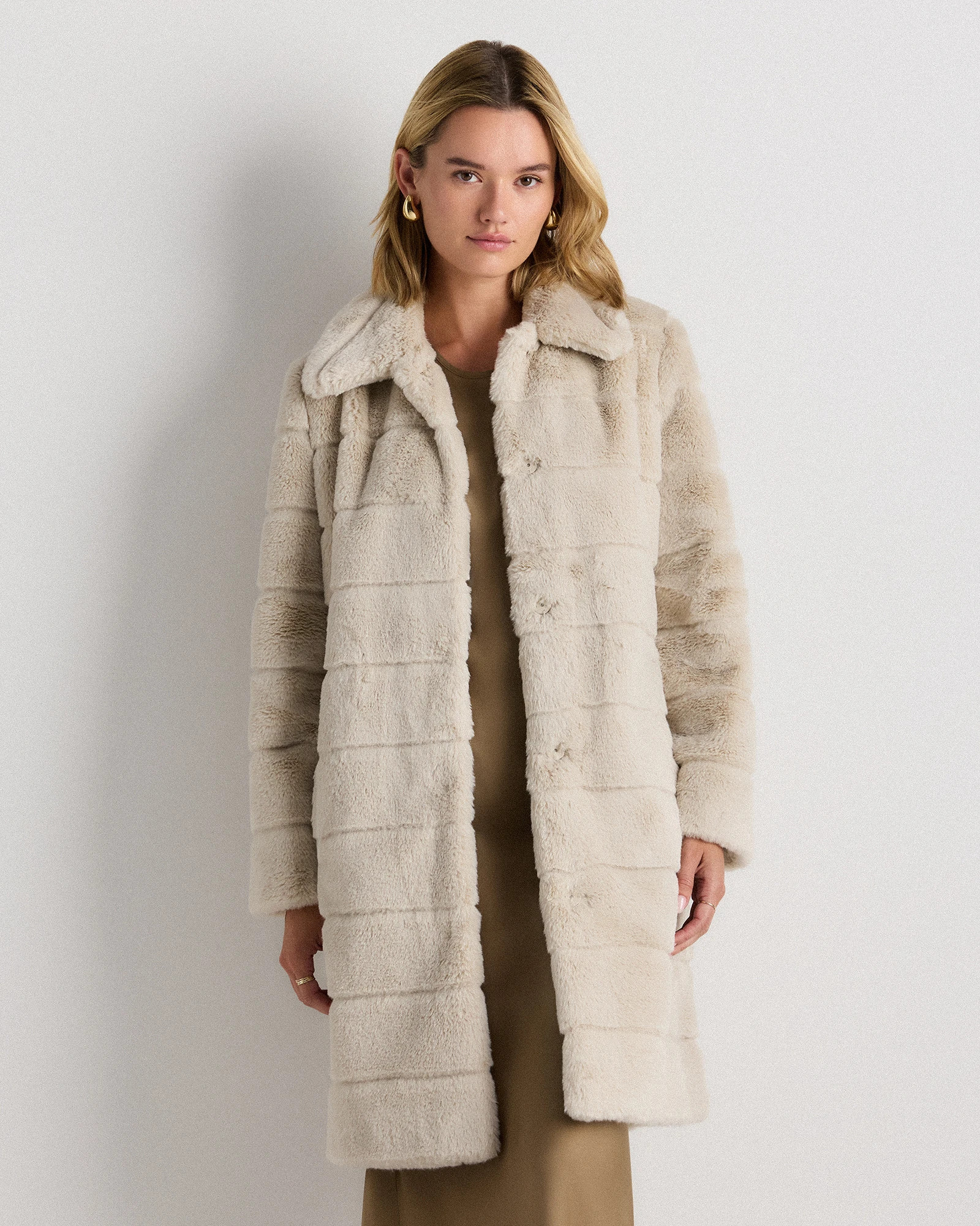 Faux Fur Long Coat | Quince