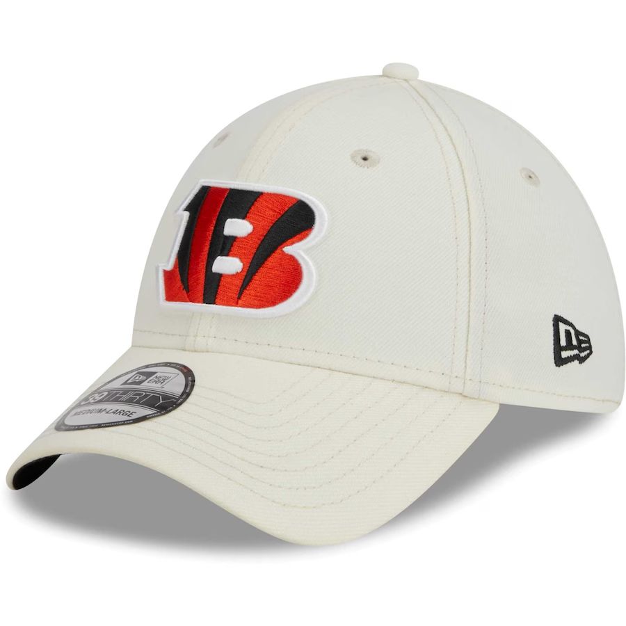 Cincinnati Bengals New Era Classic 39THIRTY Flex Hat - Cream | Lids