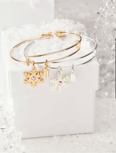 Alex and Ani 2022 Crystal Snowflake Charm Bangle
Exclusive Black Friday Price $19.99 ea.
(Regularly $40)
Available in Shiny Silver or Shiny Gold.

#LTKGiftGuide #LTKunder50 #LTKsalealert