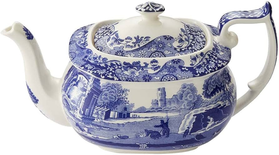 Spode Blue Italian Collection Teapot | Tea Infuser | Made of Earthenware | 40-Ounces/2.5 Pints | ... | Amazon (US)