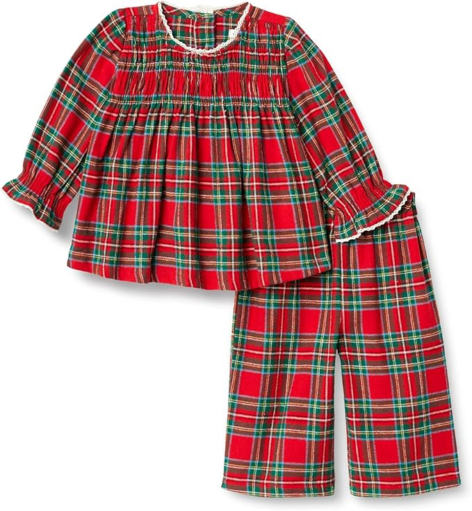 Amazon Essentials x Sofia Grainge Toddlers and Baby Girls' Long Sleeve Flannel Set | Amazon (US)