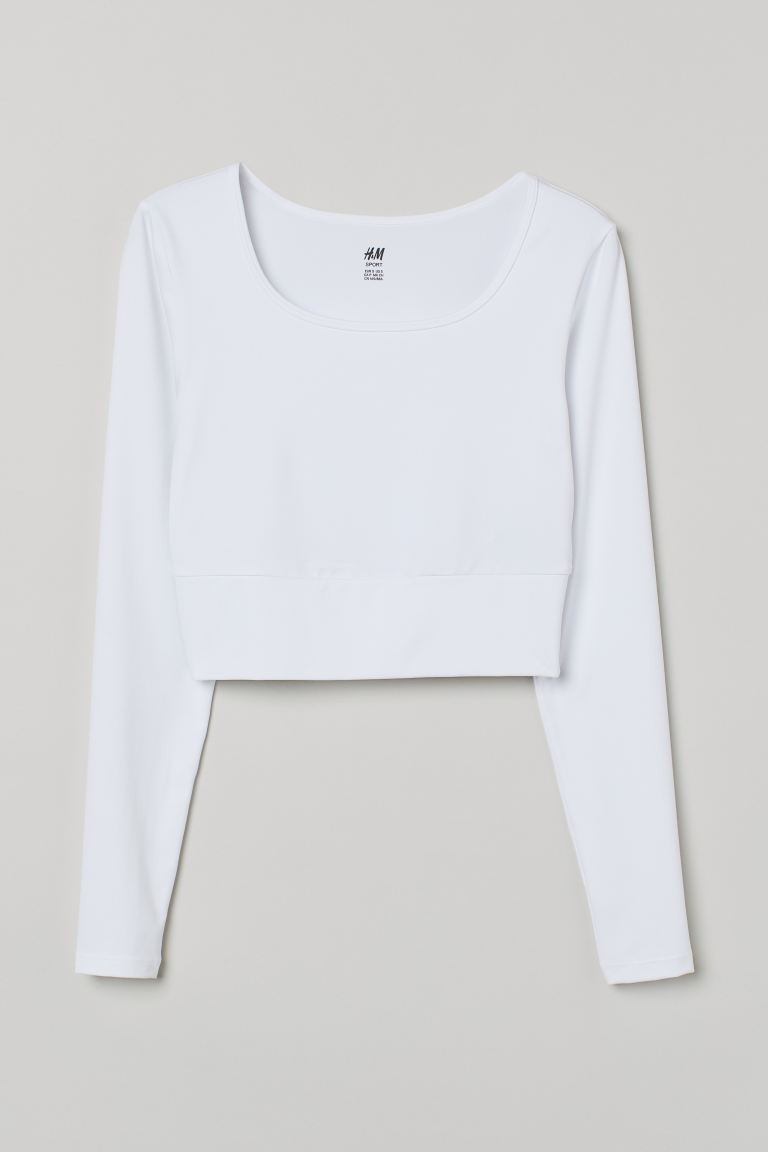 Cropped Sportshirt | H&M (DE, AT, CH, NL, FI)