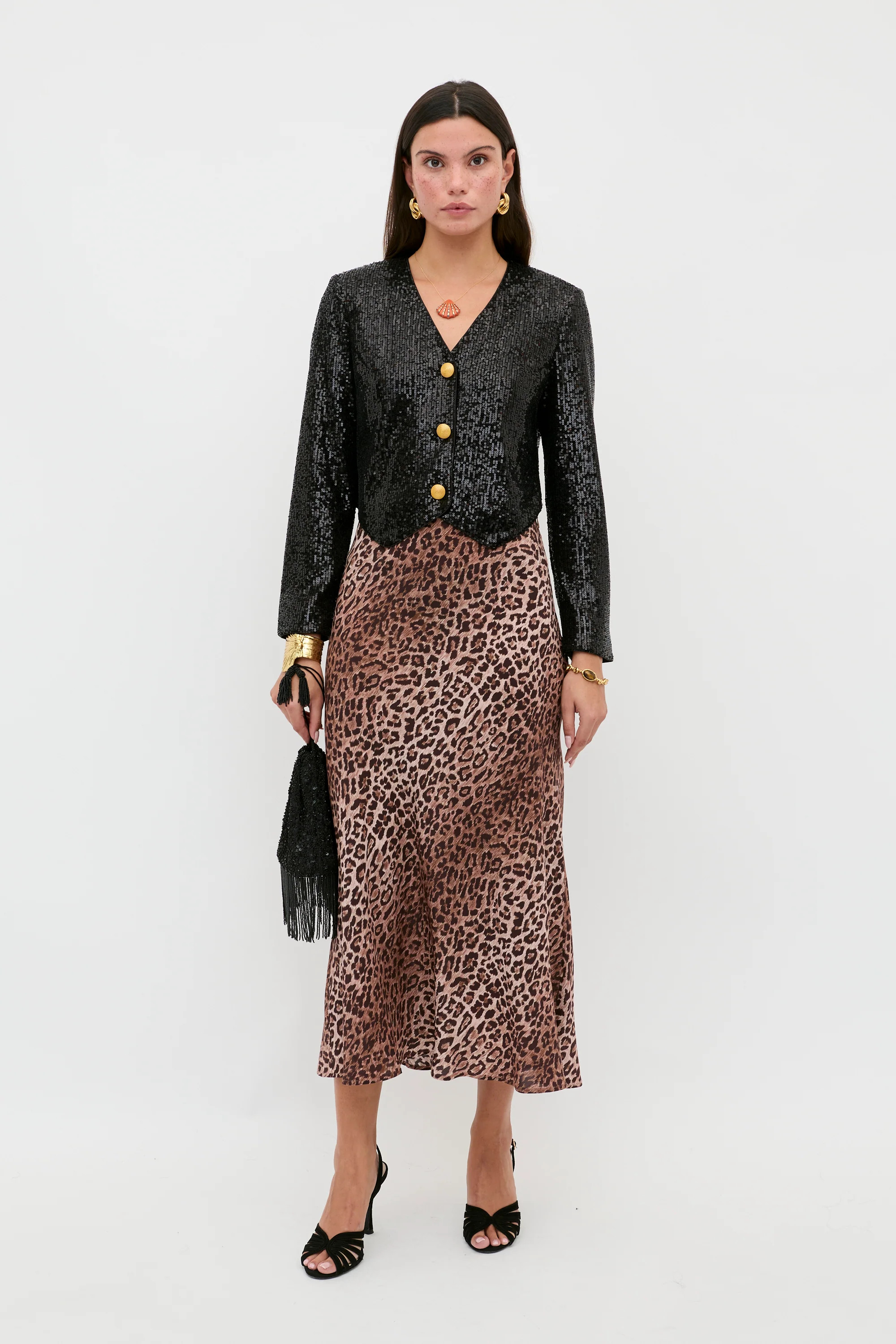 Kelly - Leopard Brown | Rixo