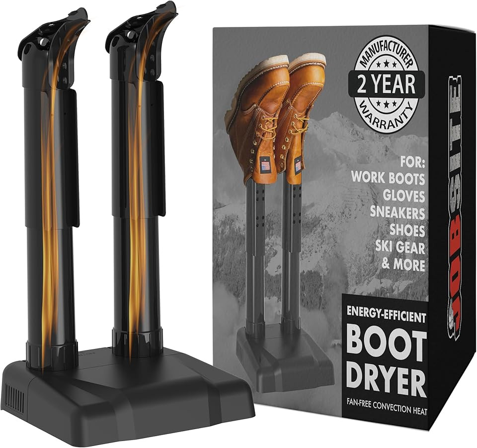 JobSite Boot Dryer - Silent Shoe Dryer & Warmer For Work Boots, Gloves & Shoes - Fanless Convecti... | Amazon (US)