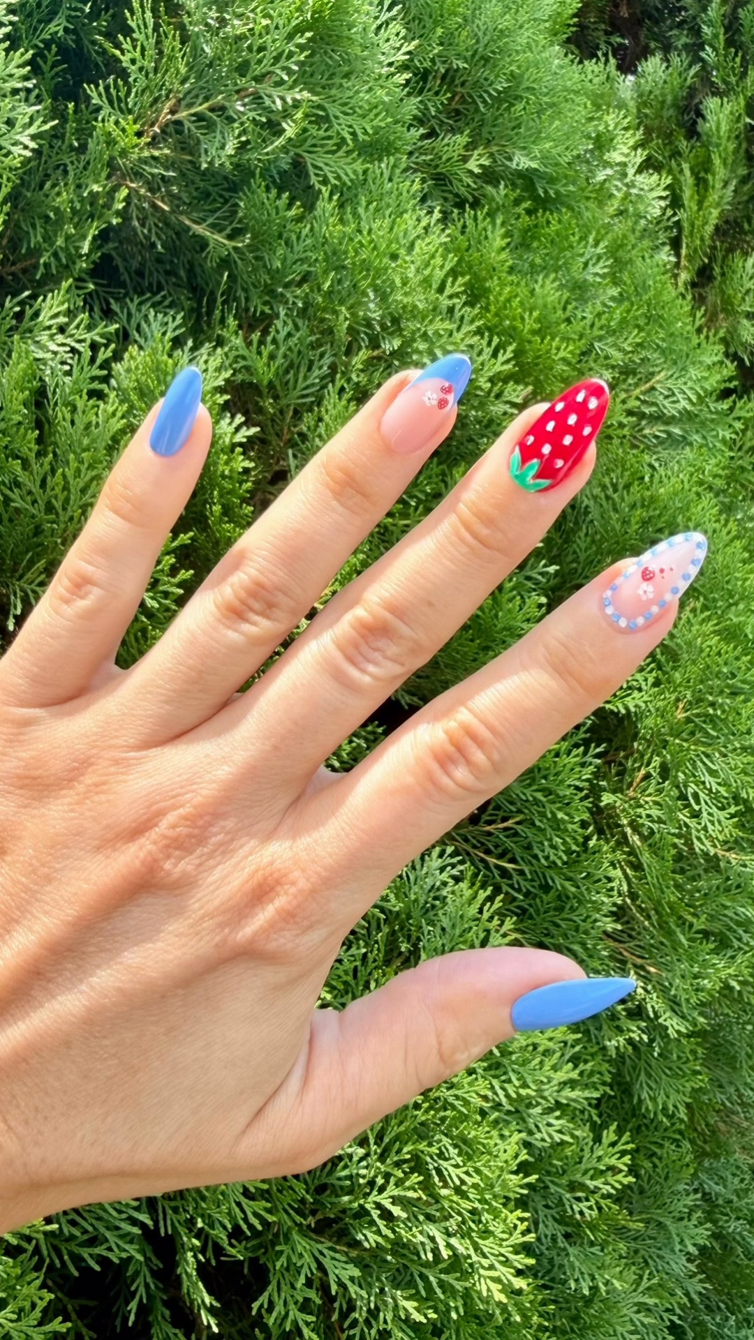 Memorial Day Fourth of July 4 nail inspo nail reformation diy press on nails