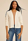 Textured Open Front Cardigan | Maurices