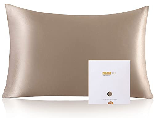 ZIMASILK 100% Mulberry Silk Pillowcase for Hair and Skin Health,Soft and Smooth,Both Sides Premiu... | Amazon (US)