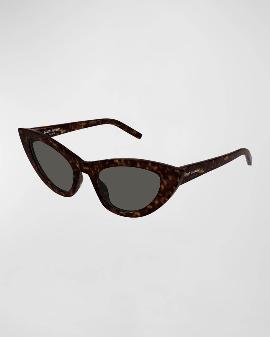 Saint Laurent Acetate Cat-Eye Sunglasses | Neiman Marcus