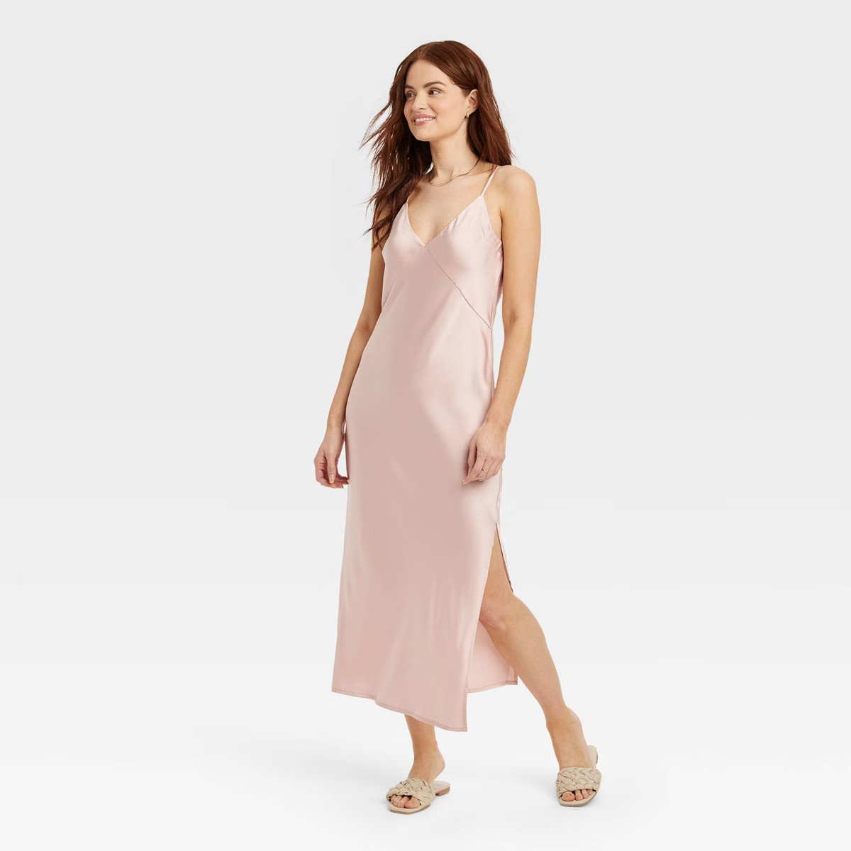 Women's Midi Slip Dress - A New Day™ | Target