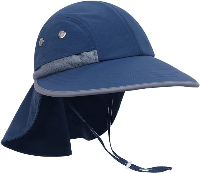 Toddler Sun Hat for Kids Baby Beach Sun Protection UPF 50 Boys Girls Fishing Hats | Amazon (US)