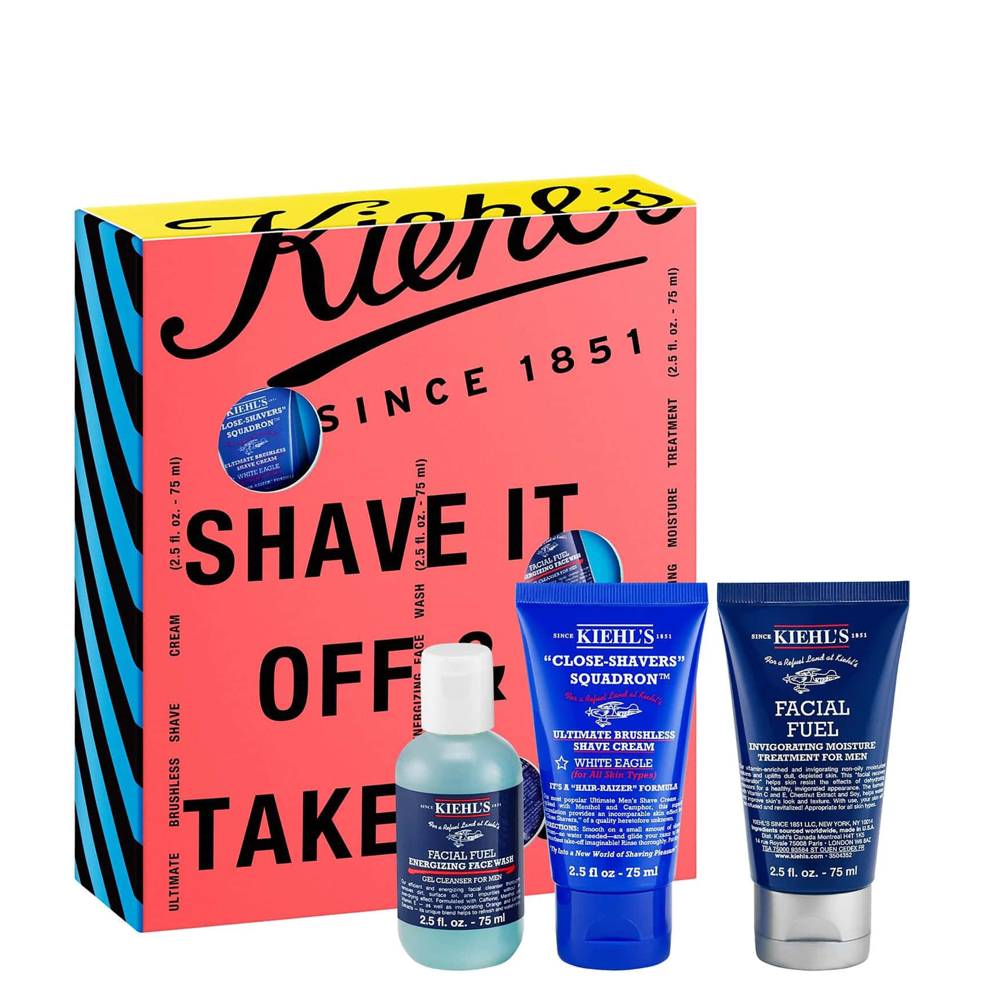 Kiehl's Shave It Off & Take Off Gift Set (Worth £41) | LOOKFANTASTIC | Look Fantastic (UK)