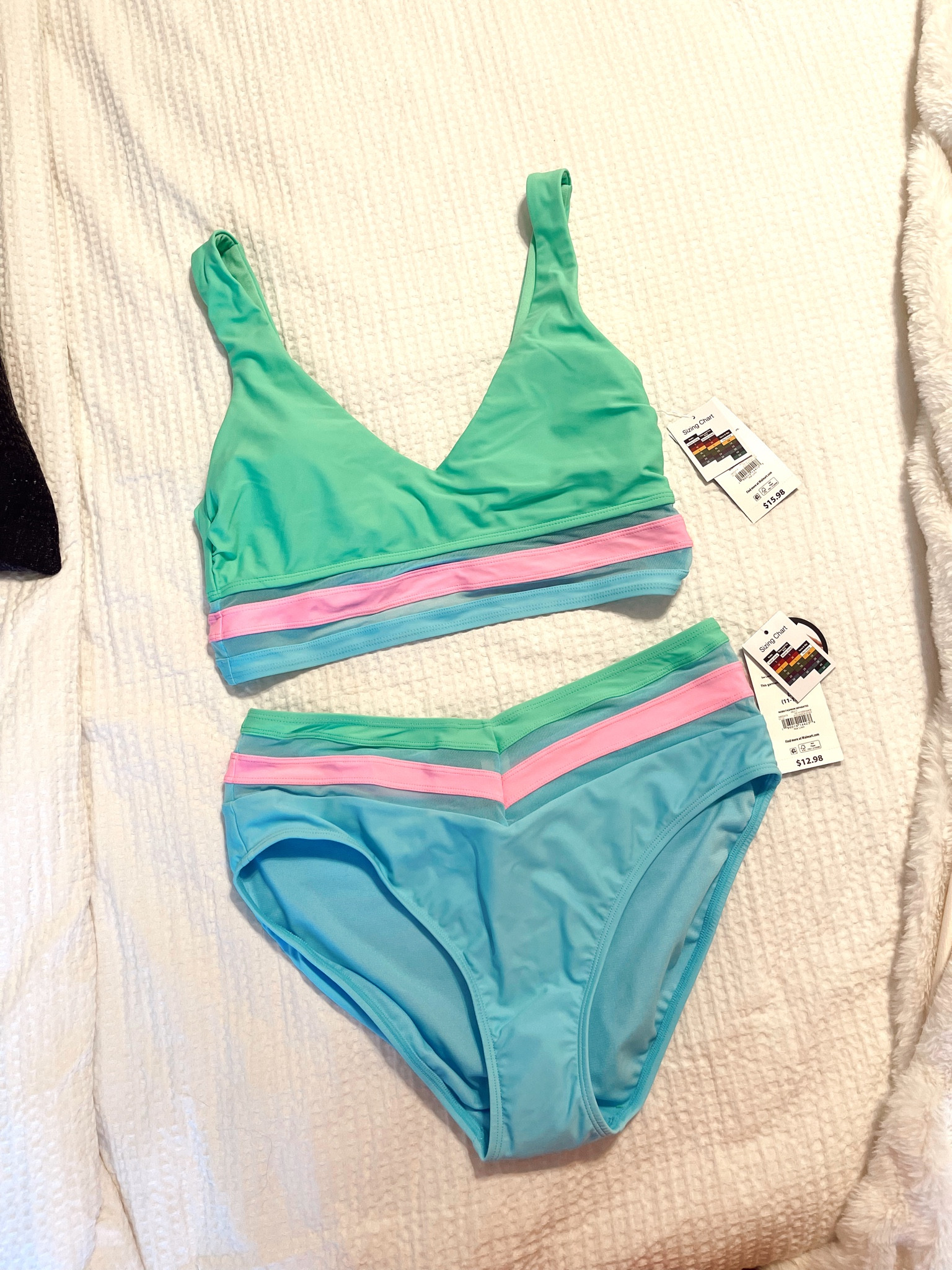 CUTE HIGH WAISTED BIKINI FROM WALMART - I got size L, and it fits great! 

Spring break. Beach swimsuit. Boating swimsuit. Modest swim. 

#LTKcurves #LTKFind #LTKSeasonal