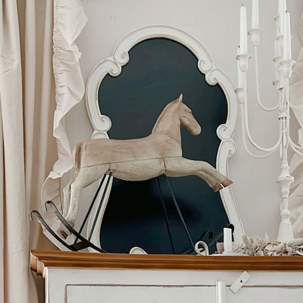 Decorative Rustic Rocking Horse | Antique Farm House