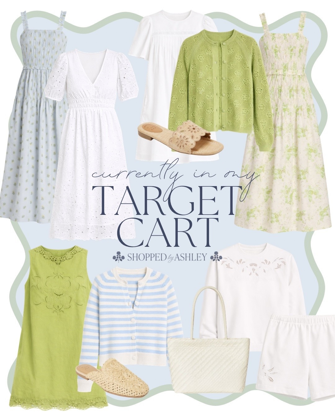 Some of my favorite new arrivals ever at Target! 

Target style, blue and green, Grandmillennial style, coastal style, blockprint, summer dress, summer style, spring style, target dress, target outfits  