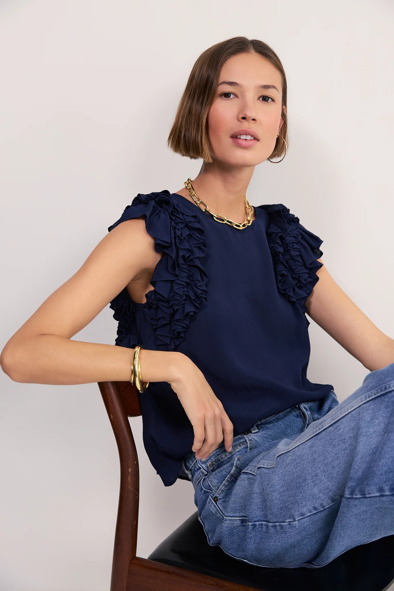 Cath x WYSE Antibes Top - Midnight | WYSE London