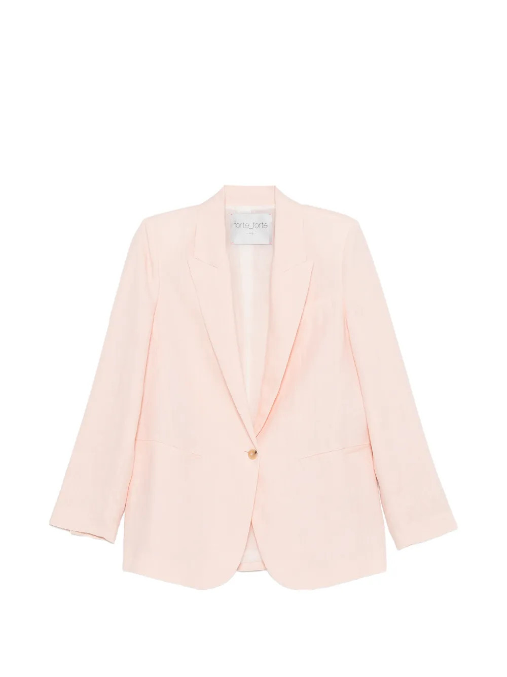 Forte Forte button-up blazer - Pink | Farfetch Global