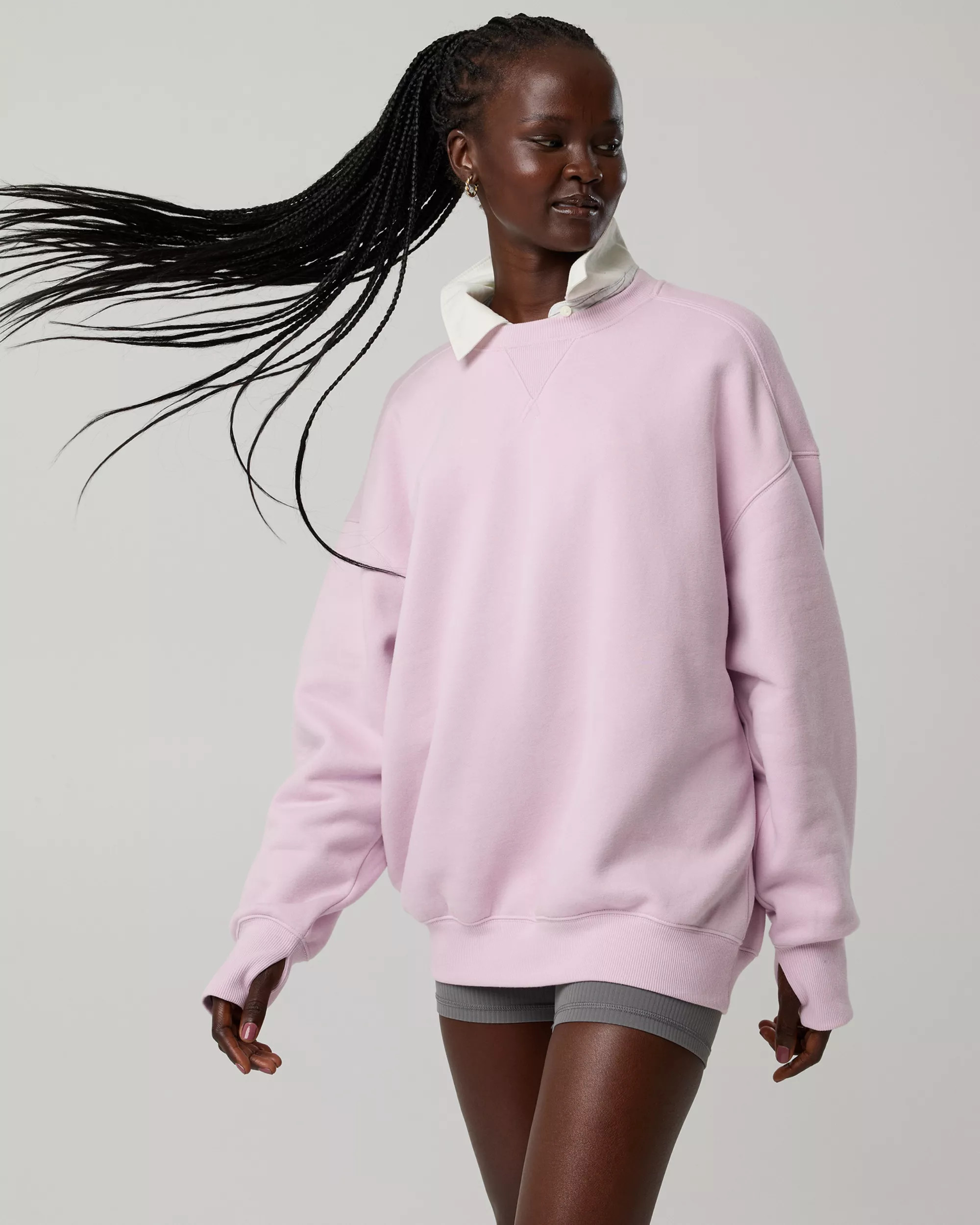 OFFLINE By Aerie Cloud Fleece Oversized Crewneck | Aerie