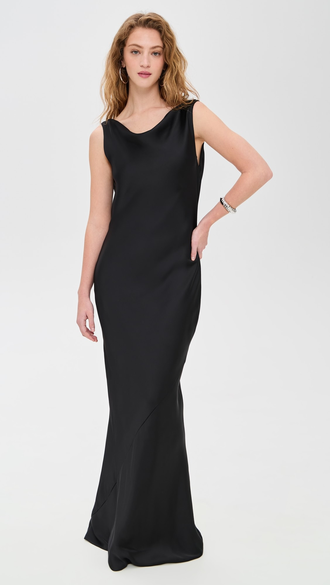 Sleeveless Low Back Drape Gown | Shopbop