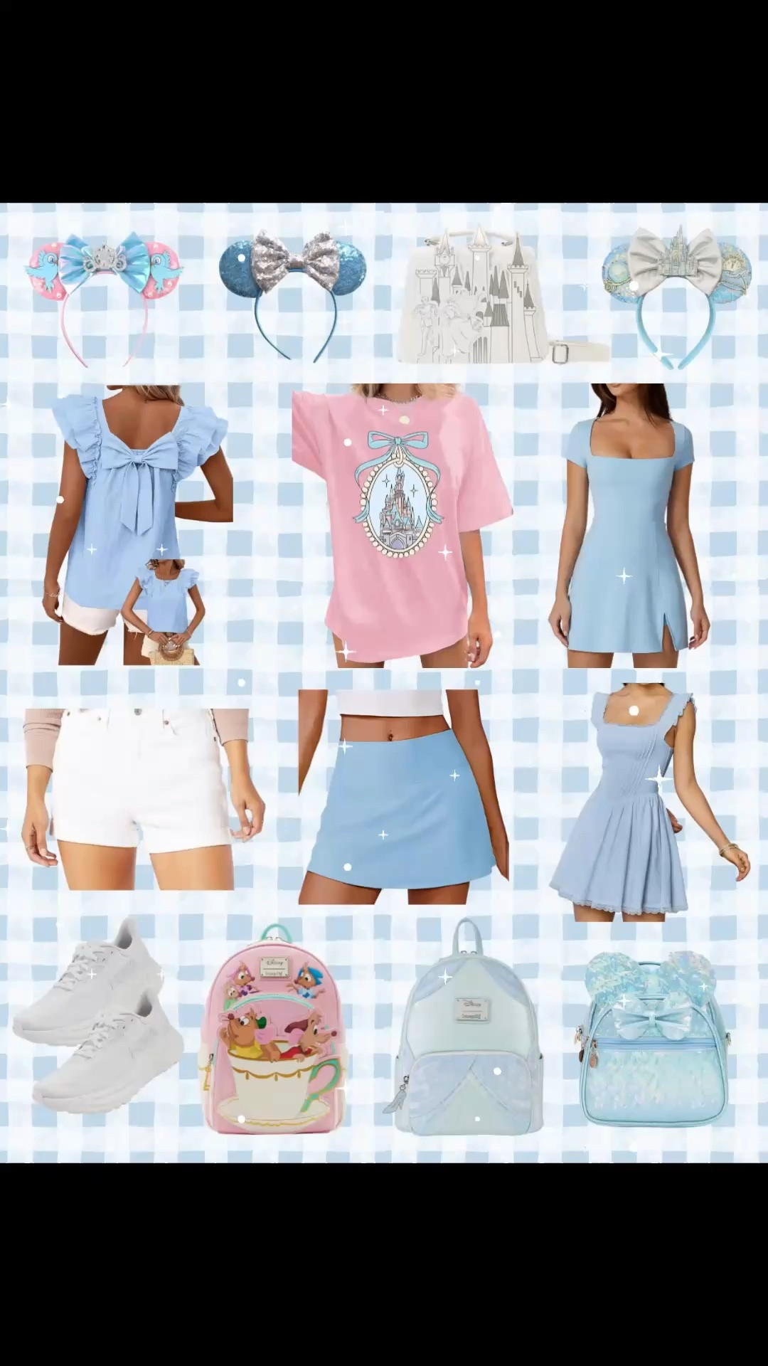Cinderella Inspired Amazon Finds 

Part 3 - Outfits and accessories that would be perfect for a trip to Disney!

Keywords: Gus Gus, Cinderella, Lounge Fly, Mini Backpack, Shorts, Denim, Castle, T-Shirt, skirt, dress, tennis, athleisure, blouse, bag, Mickey ears, Disney, Disney Land, Disney World, Prince Charming, Sneakers

#LTKTravel #LTKmomlife #LTKMidsize