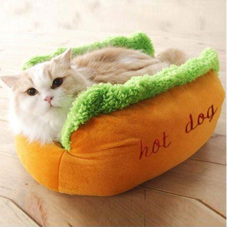 〖Follure〗Soft Warm Pet Bed Hot Dog Pad Pet Cushion U-Shaped Pattern Hot Dog Dog Bed | Walmart (US)