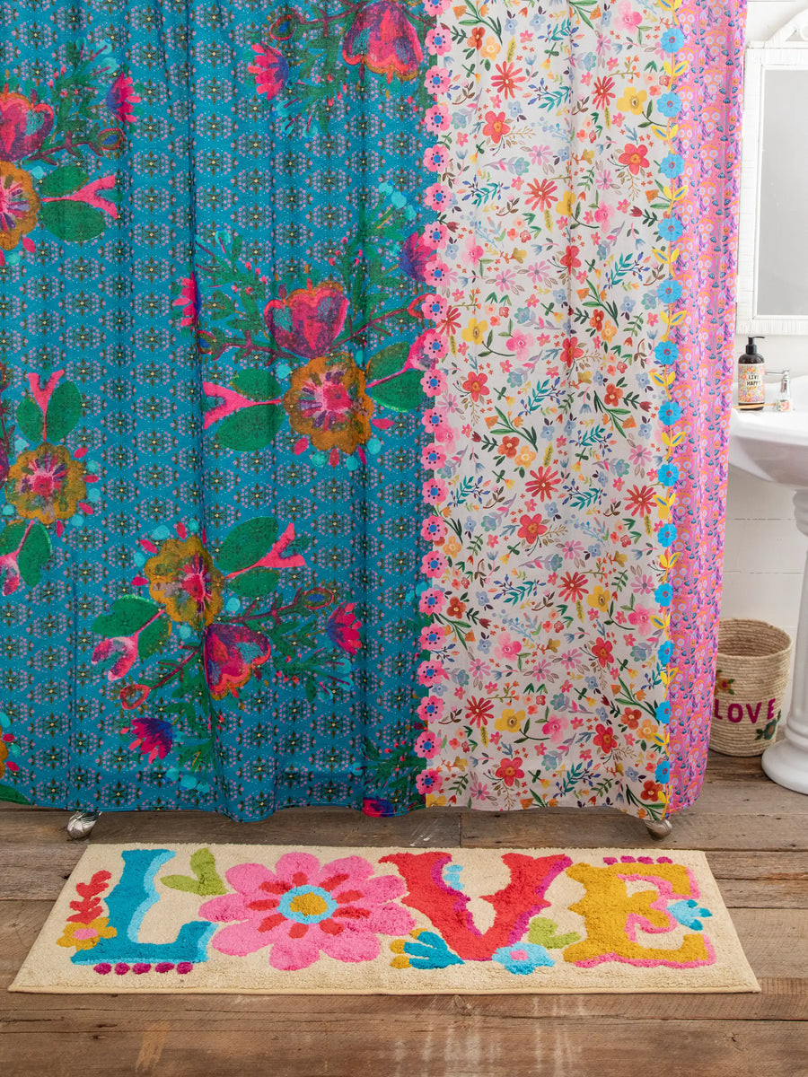 Tufted Runner Bath Mat - Love | Natural Life