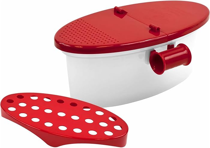 Versatile Microwave Pasta Boat, Sturdy Food Grade Heat Resistant PP Material, Pasta Cooker Vegeta... | Amazon (US)