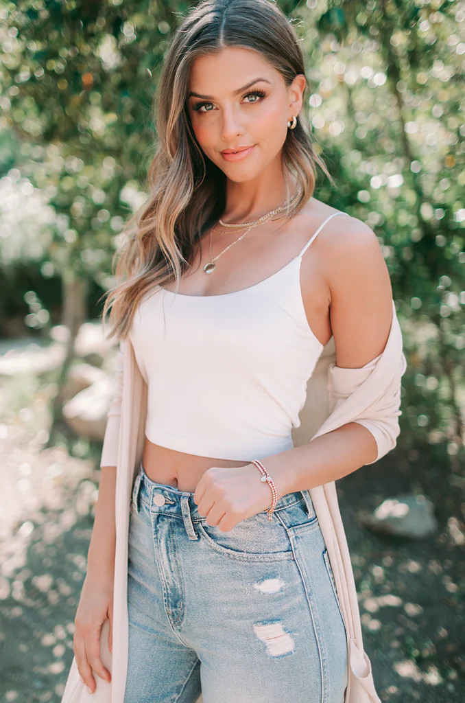 Not So Basic White Tank | Amaryllis Apparel