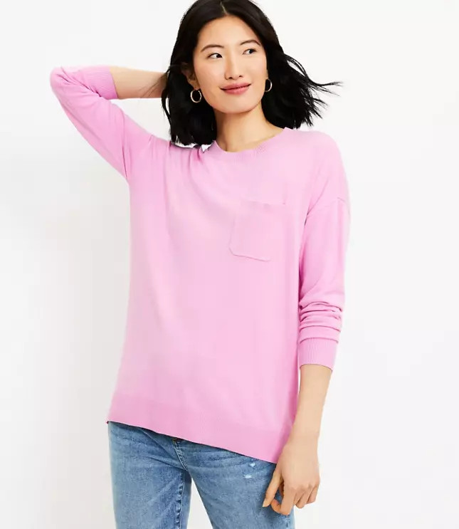 Pocket Tunic Sweater | LOFT