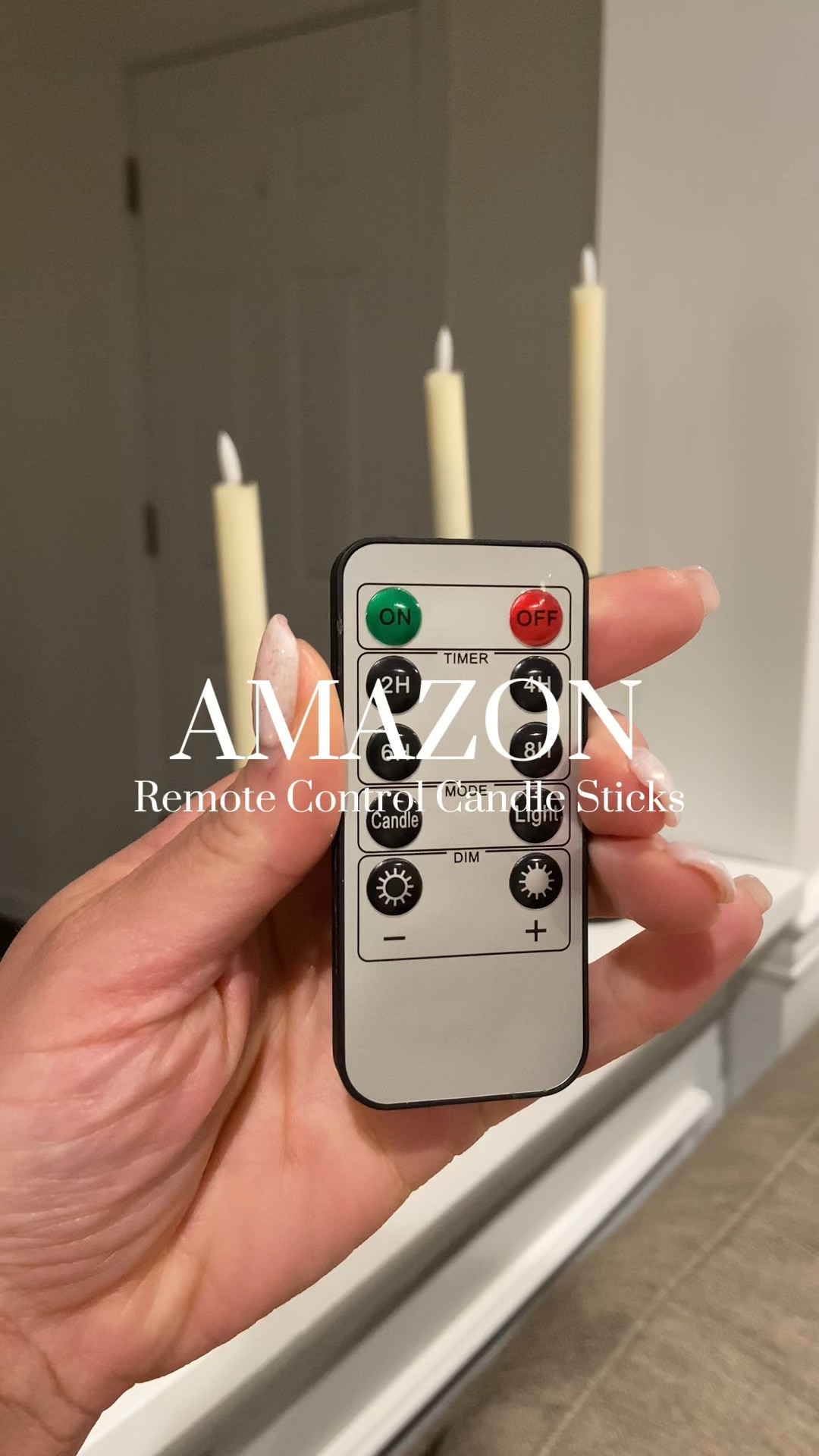 These remote control led light candle sticks are great for any occasion. 
They are dimmable and can be set to steady light mode or flickering candle mode. They have a timer for 2h, 4h, 6h, or 8hrs.



#LTKVideo #LTKhome
