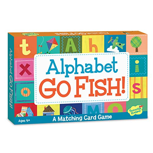 Peaceable Kingdom Alphabet Go Fish Letter Matching Card Game - 52 Cards with Box | Amazon (US)