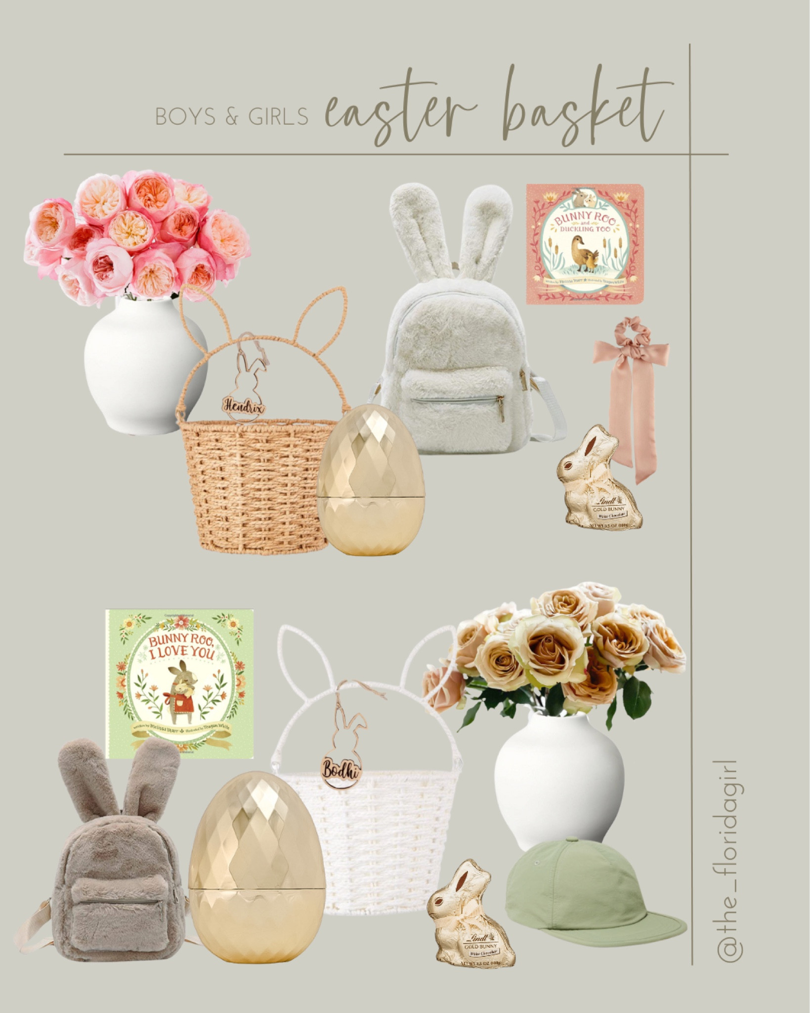 Boys and girls Easter basket goodies bunny Walmart flowers books bows hats golden eggs target chocolate candy spring florals roses vases backpacks bunny 

#LTKkids #LTKSeasonal #LTKfamily