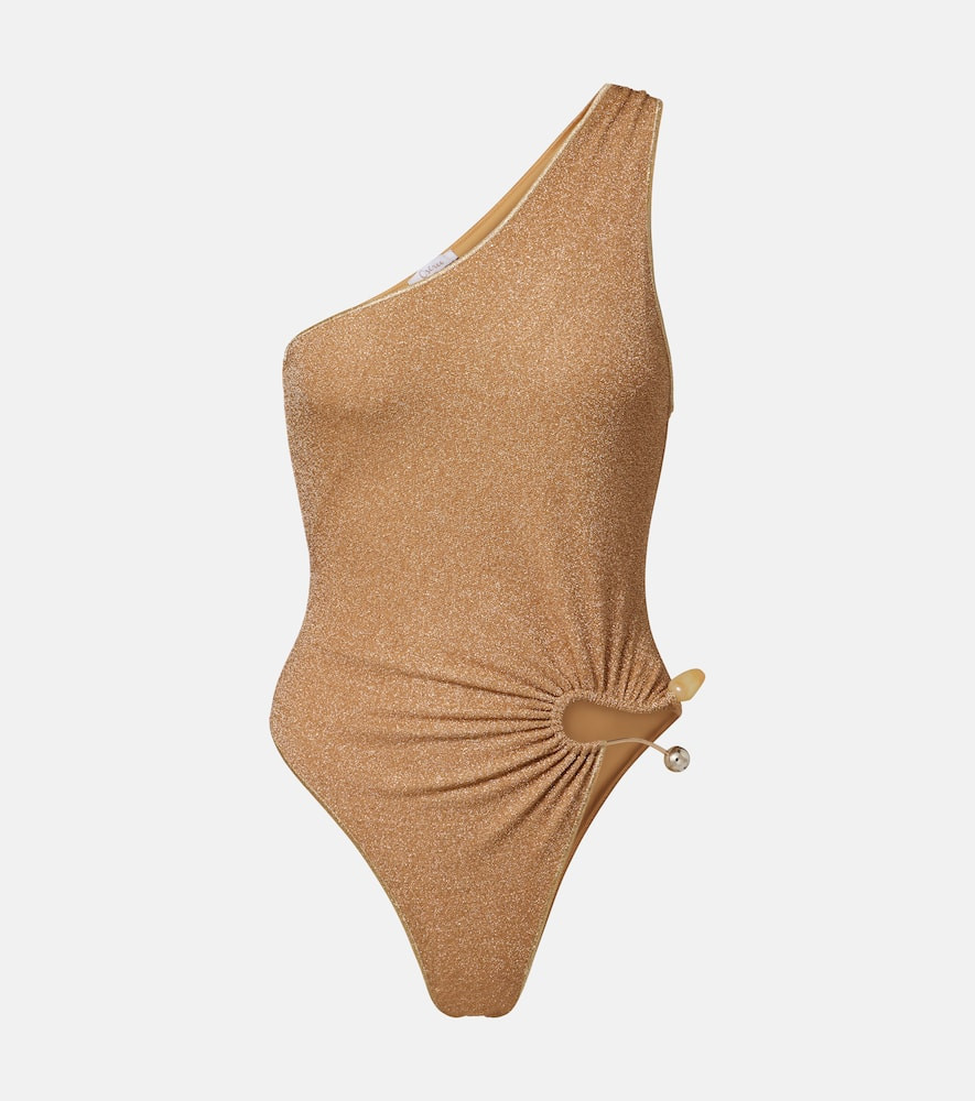 OsÃ©ree Embellished one-shoulder lamÃ© swimsuit | Mytheresa (US/CA)