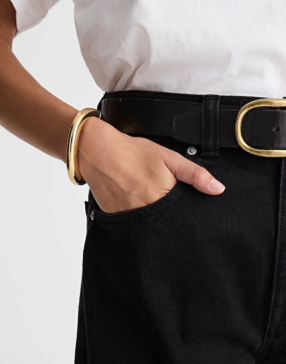 Sculpted Chunky Bangle | Madewell