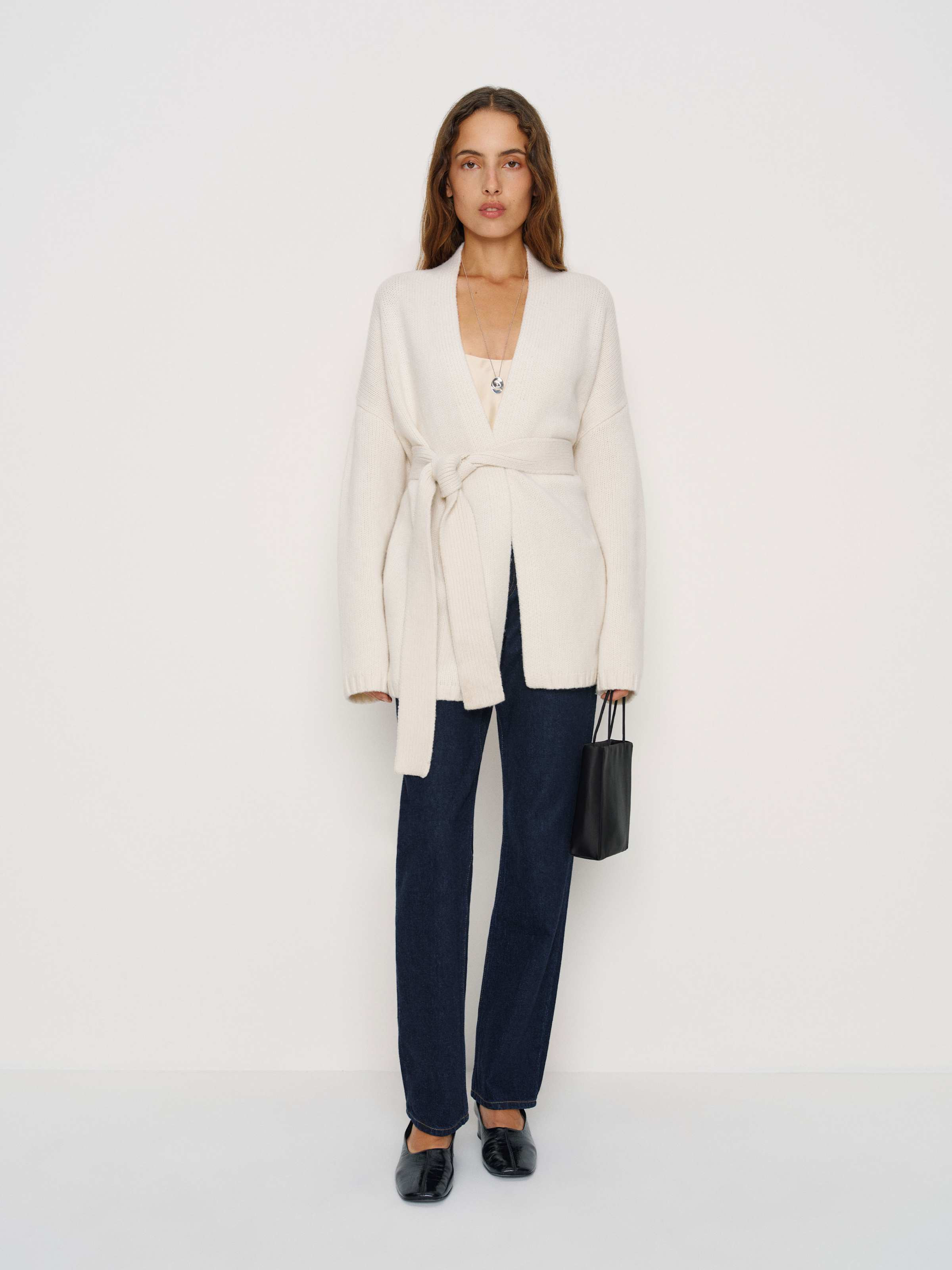 Meg Wrap Sweater Coat | Reformation (Global)