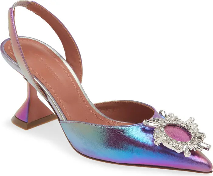 Begum Crystal Pointed Toe Slingback Pump (Women) | Nordstrom
