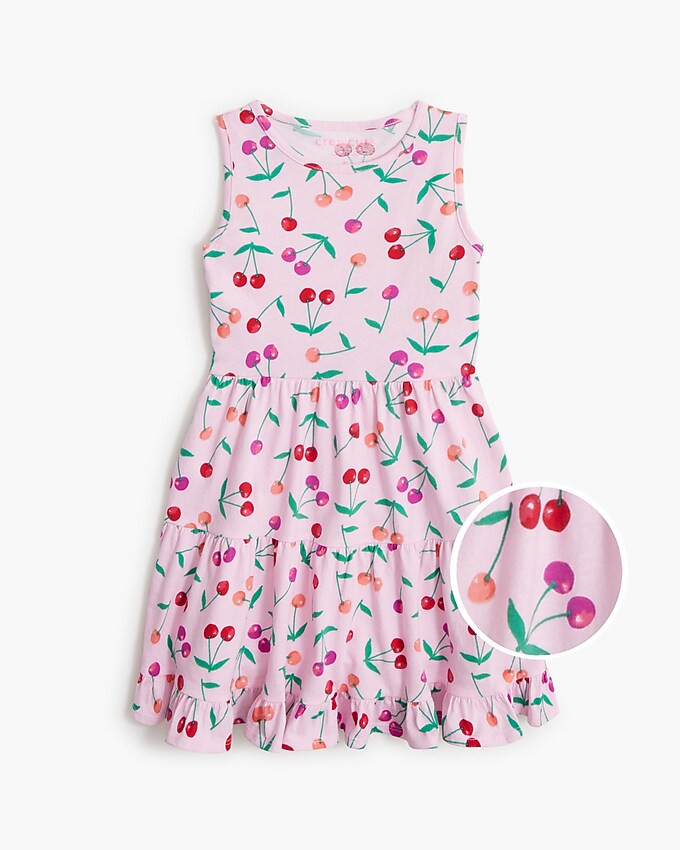 Girls' cherry knit tank dress | J.Crew Factory