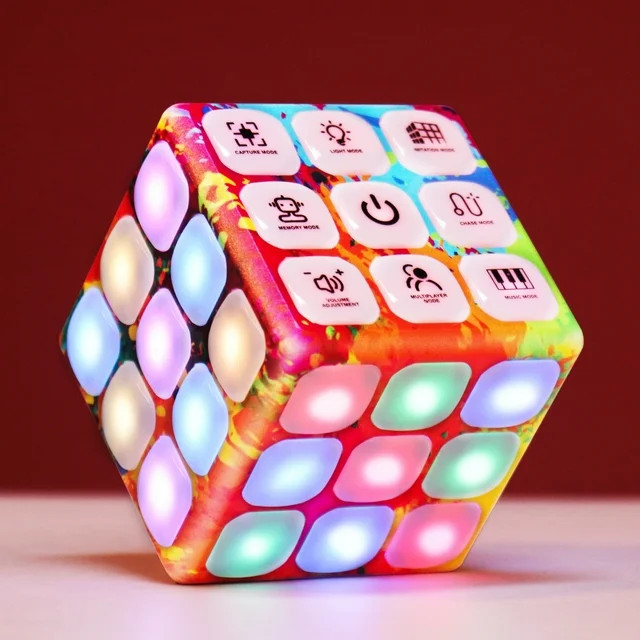 Daisy Multicolor & Stunning Cubik LED Flashing Cube Memory Game - 5 Brain Memory Games for Kids A... | Walmart (US)