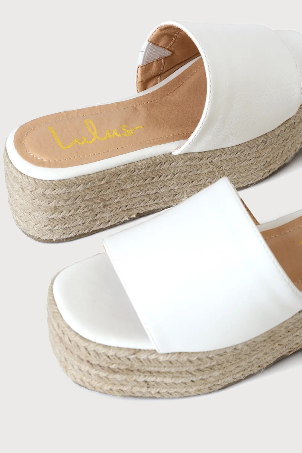 O'Ahu 2 White Espadrille Platforms | Lulus