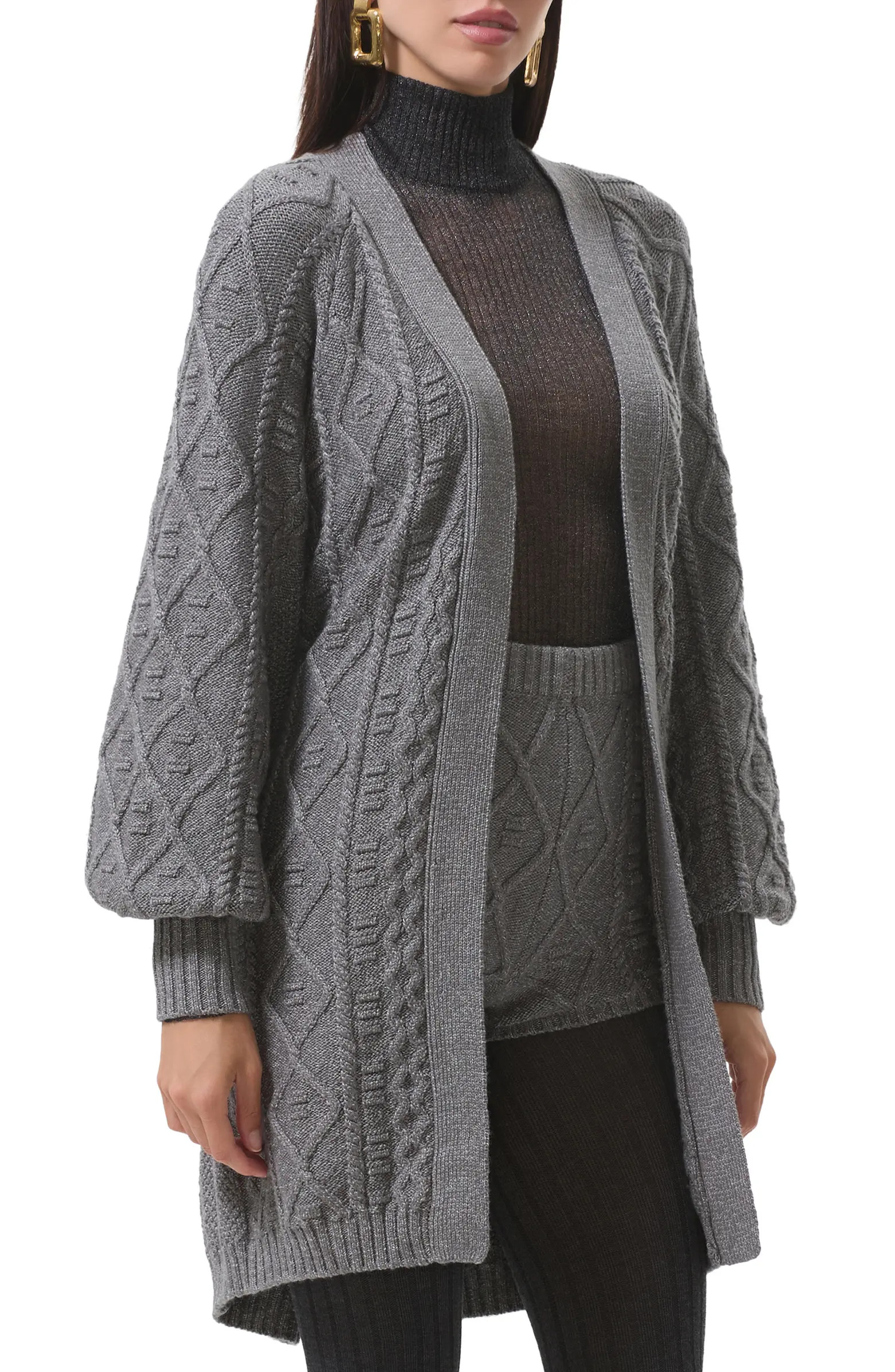 Bartow Longline Open Front Cardigan | Nordstrom