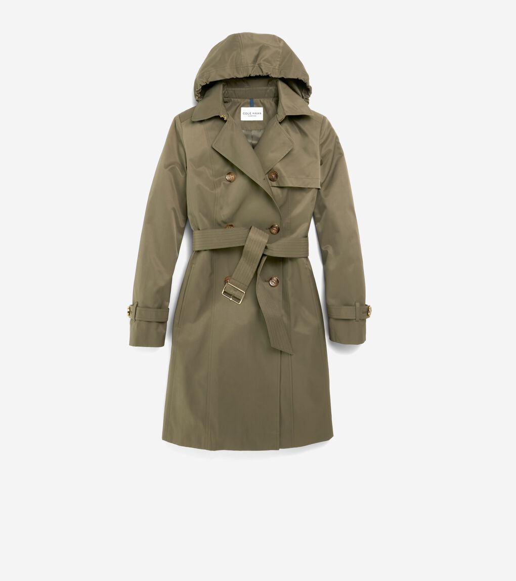 Women's Cotton Rain Trench Coat | Cole Haan (US)