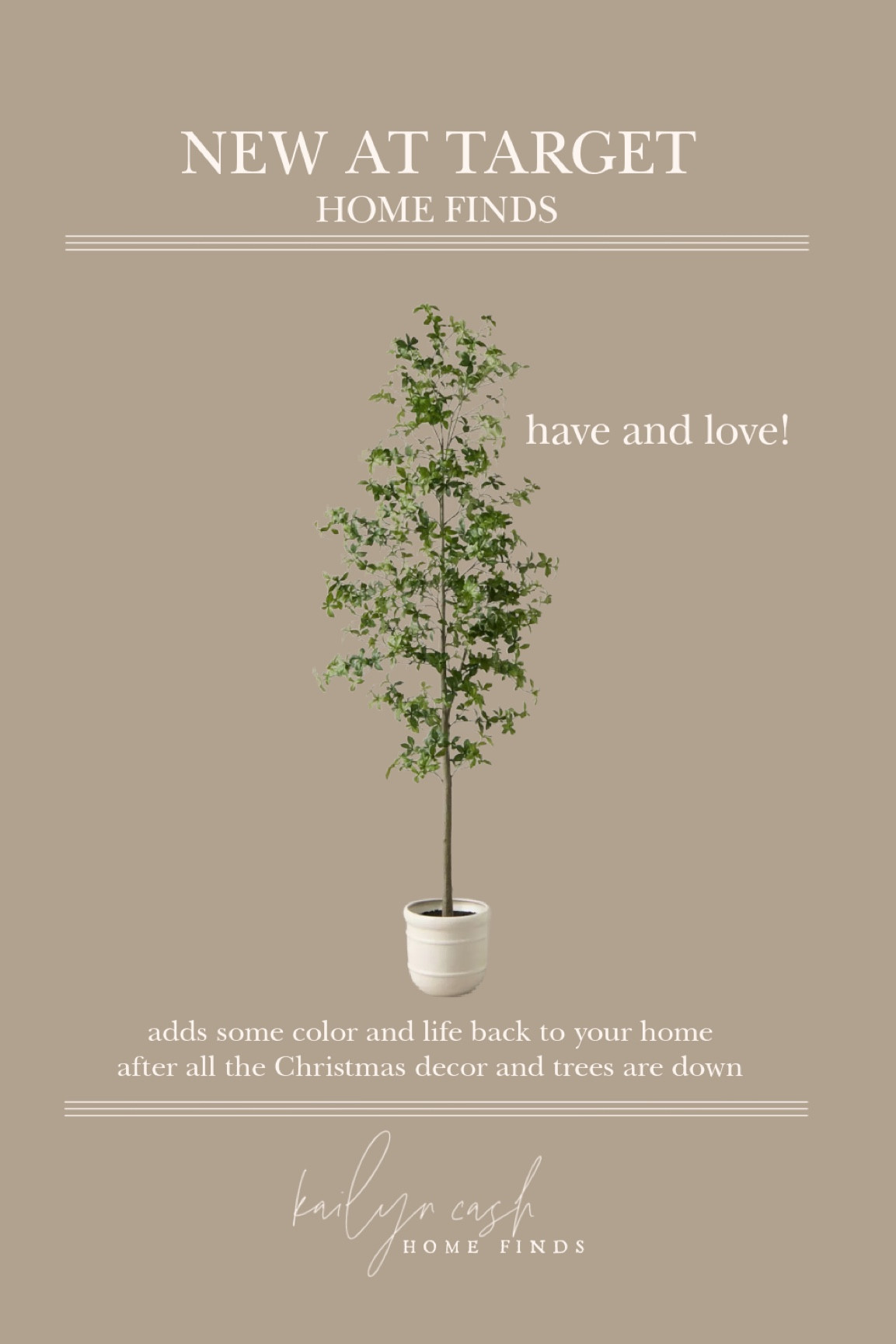 My favorite faux tree from Hearth and Hand. Very realistic! 

#LTKHome