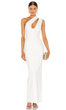 SOLACE London Krista Maxi Dress in Cream from Revolve.com | Revolve Clothing (Global)