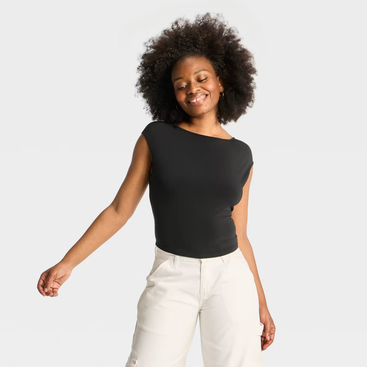 Women's Cap Sleeve Tie-Back Top - Wild Fable™ | Target