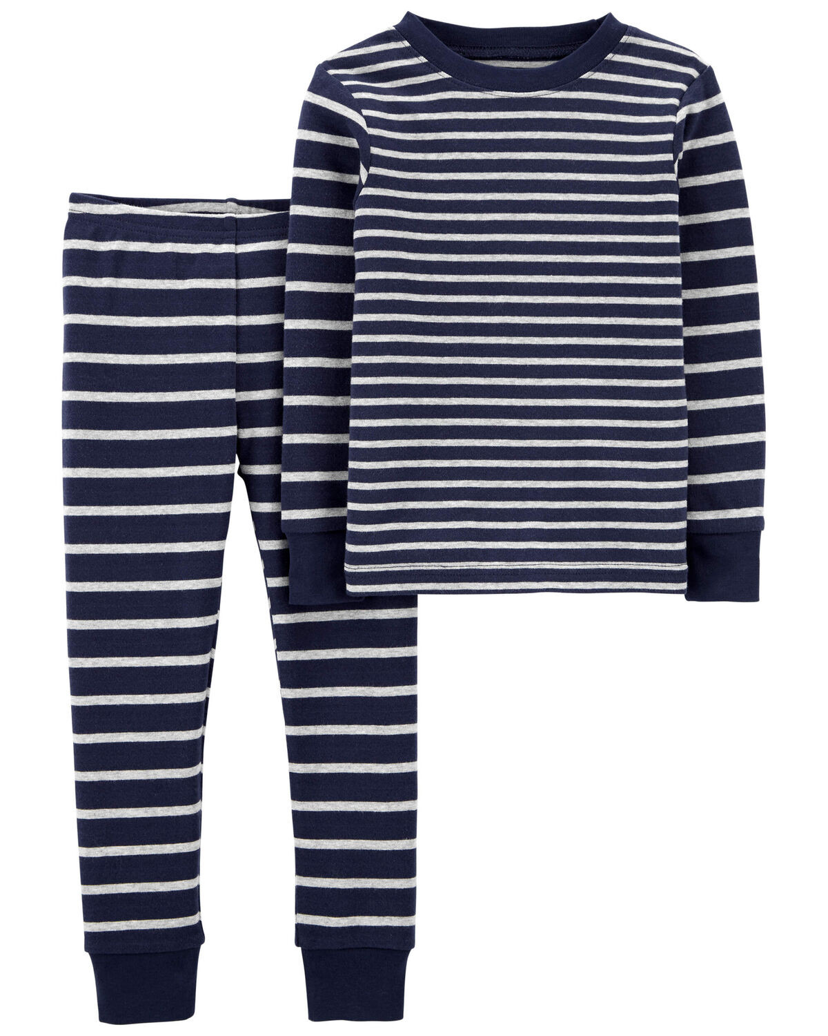Navy Kid 2-Piece Striped Snug Fit Cotton Pajamas | carters.com | Carter's