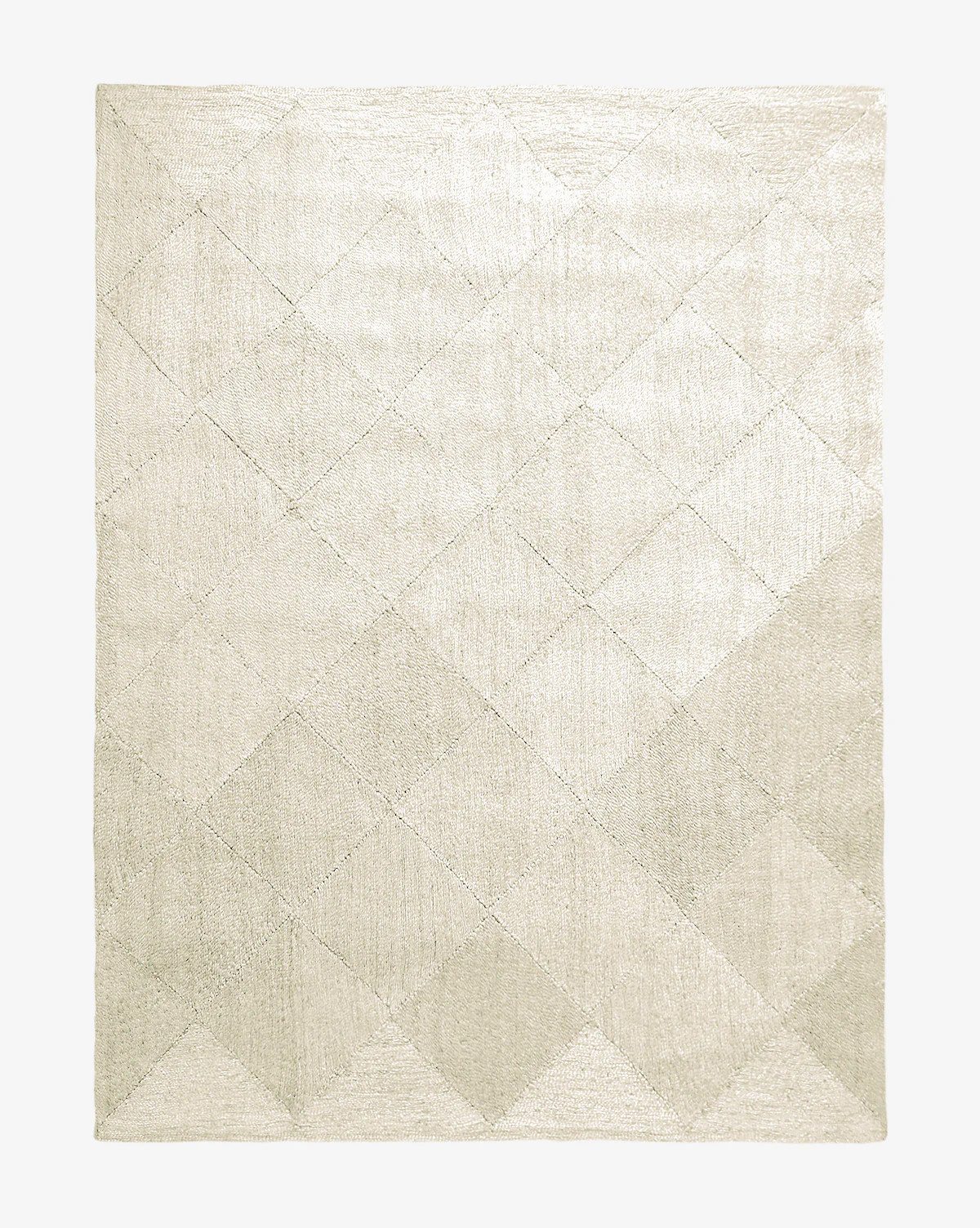 Diamond Braided Bleached Jute Rug | McGee & Co. (US)
