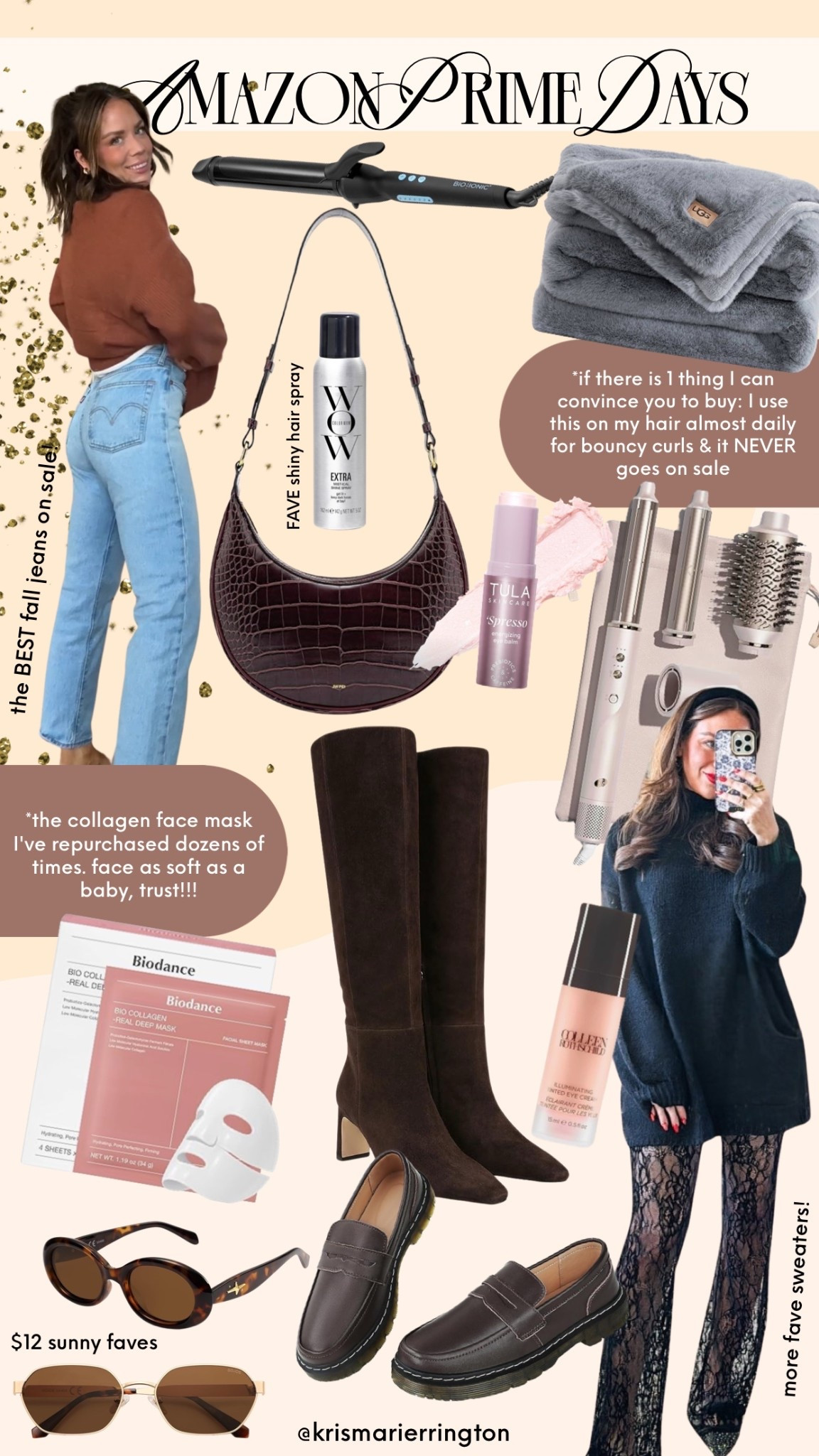 Amazon prime big deal days! Jeans are tts go up if inbetween. In S sweater. @amazon #founditonamazon #ad

#LTKFindsUnder50 #LTKBeauty #LTKSaleAlert