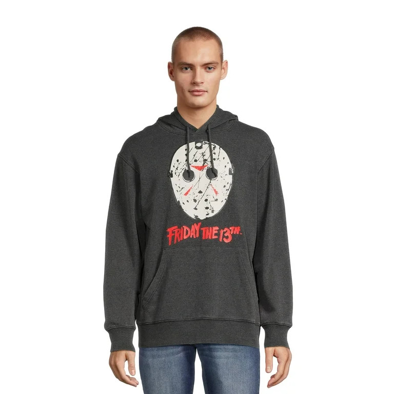 Friday the 13th Men's & Big Men's Graphic Pull Over Hoodie, Sizes S-3XL | Walmart (US)