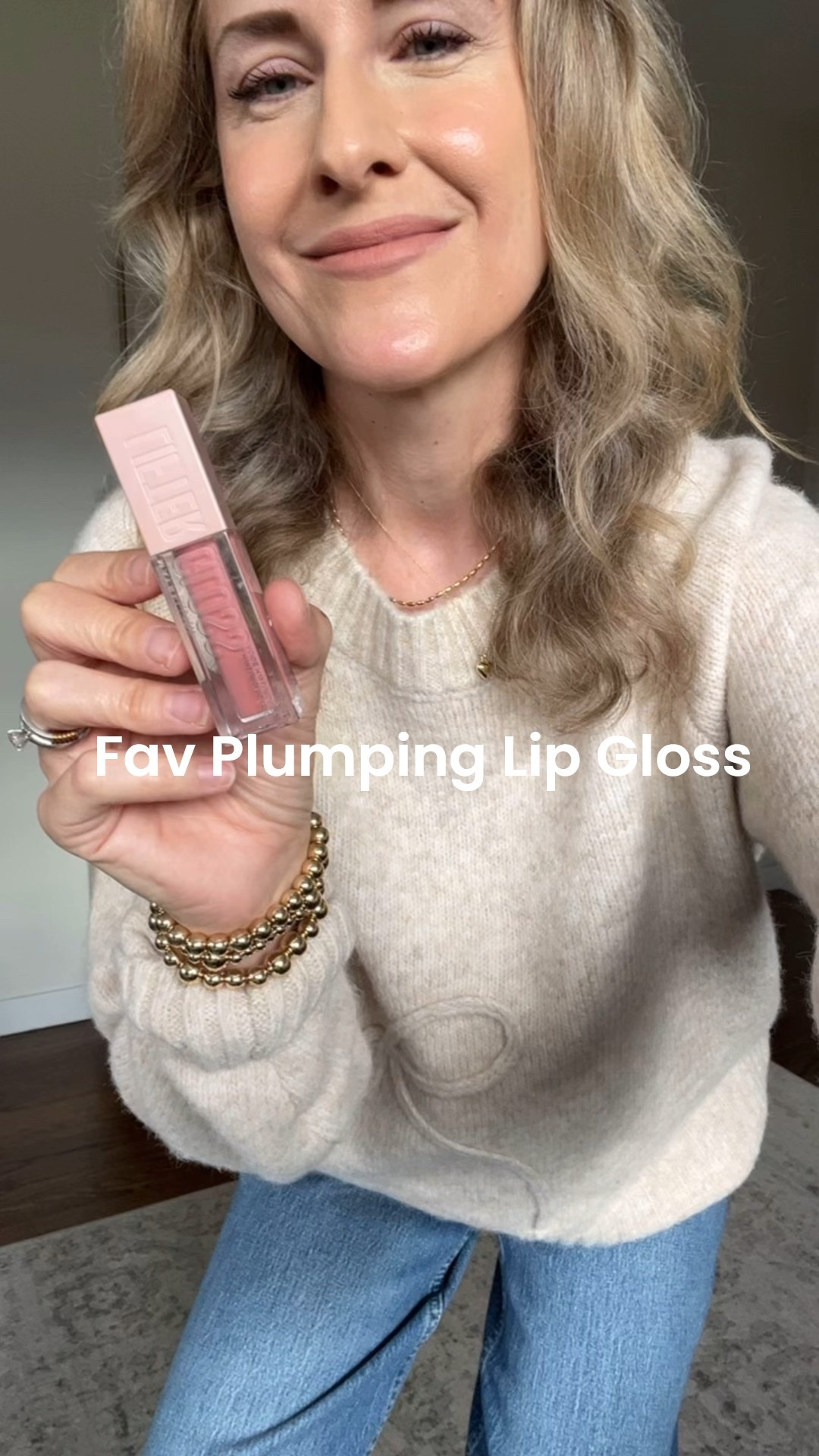 My fav plumping lipgloss for 3 years now is Maybelline Lifter Gloss, a hydrating lip gloss with hyaluronic acid, high shine for plumper looking lips (does not cause your lips to burn or tingle like some plumping glosses, it’s just cosmetic). This color is Reef. (My favorite regular lip gloss is La Neige).

#LTKBeauty #LTKOver40 #LTKFindsUnder50